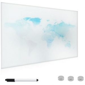 Mapamundi magnético y pizarra magnética